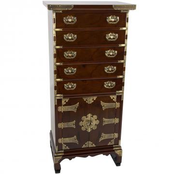 Korean Antique Style 5 Drawer Chest