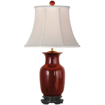 31" Oxblood Lamp