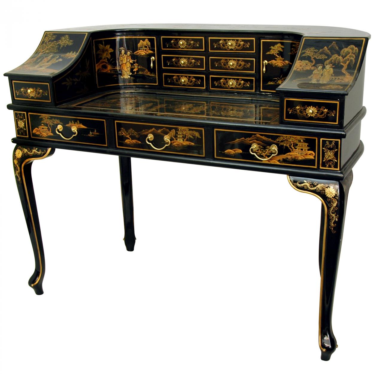 Antique gold desk discount
