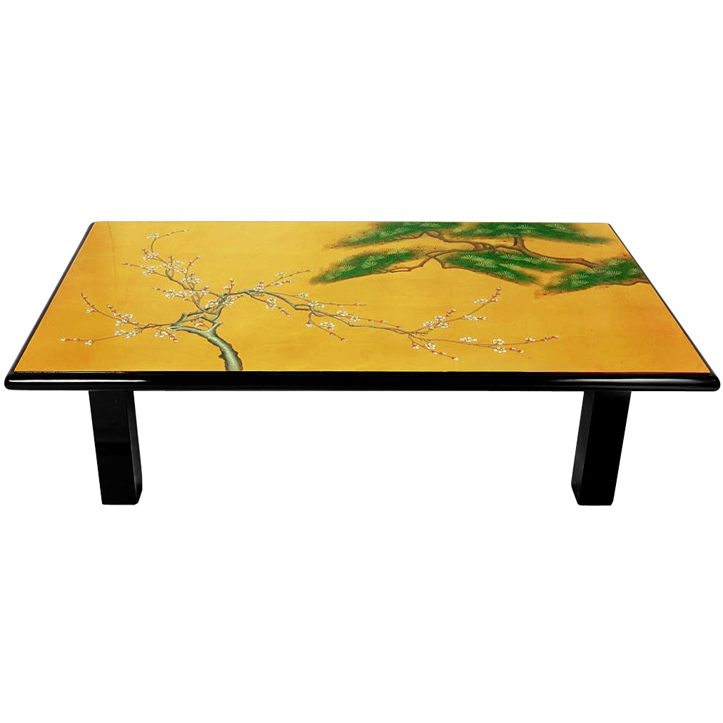 Buy Gold Leaf Coffee Table Online (LCQTBHA1980) Satisfaction Guaranteed