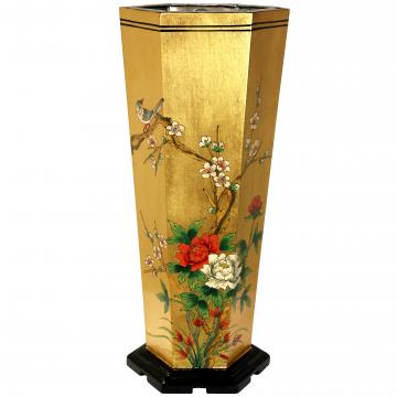 Gold Leaf Umbrella Stand