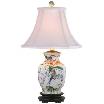 24" Porcelain Tulip Vase Lamp