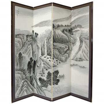 6 ft. Tall Misty Mountain Room Divider