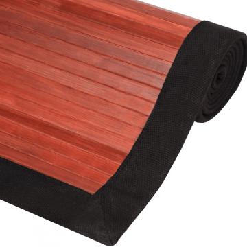 Bamboo Rug - Mahogany