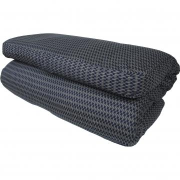 Traditional Shiki Futon with Blue Ya Gasuri Cover Twin