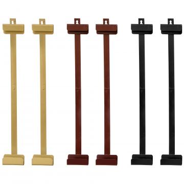Black 36" H Silk Screen Brackets