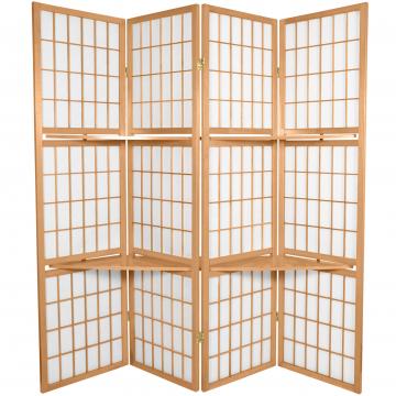 5 1/2 ft. Tall Window Pane with Shelf Room Divider