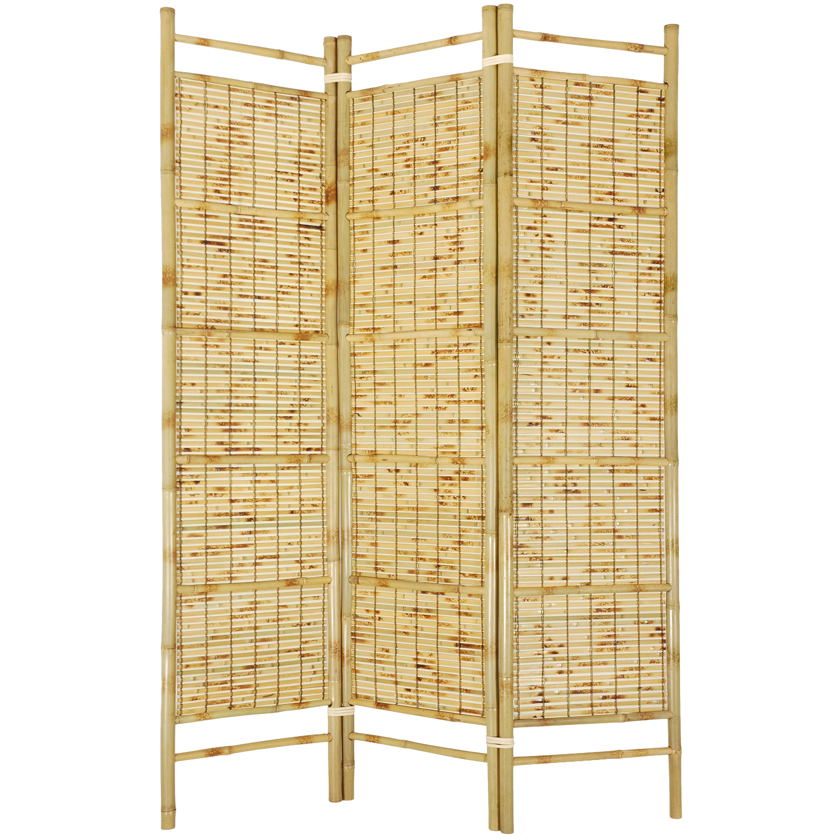 Buy 6 ft. Tall Burnt Bamboo Shoji Screen Online (SSCBBAM) Satisfaction Guaranteed