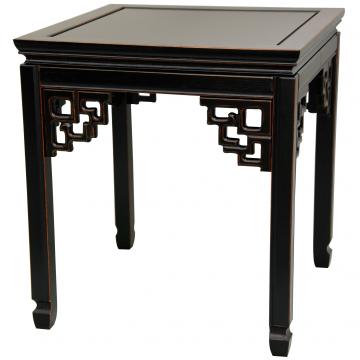 Rosewood Square Ming End Table - Antique Black