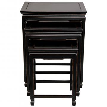 Rosewood Nesting Tables - Antique Black