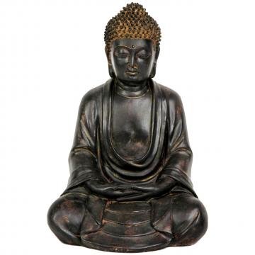 9" Japanese Sitting Buddha Statue