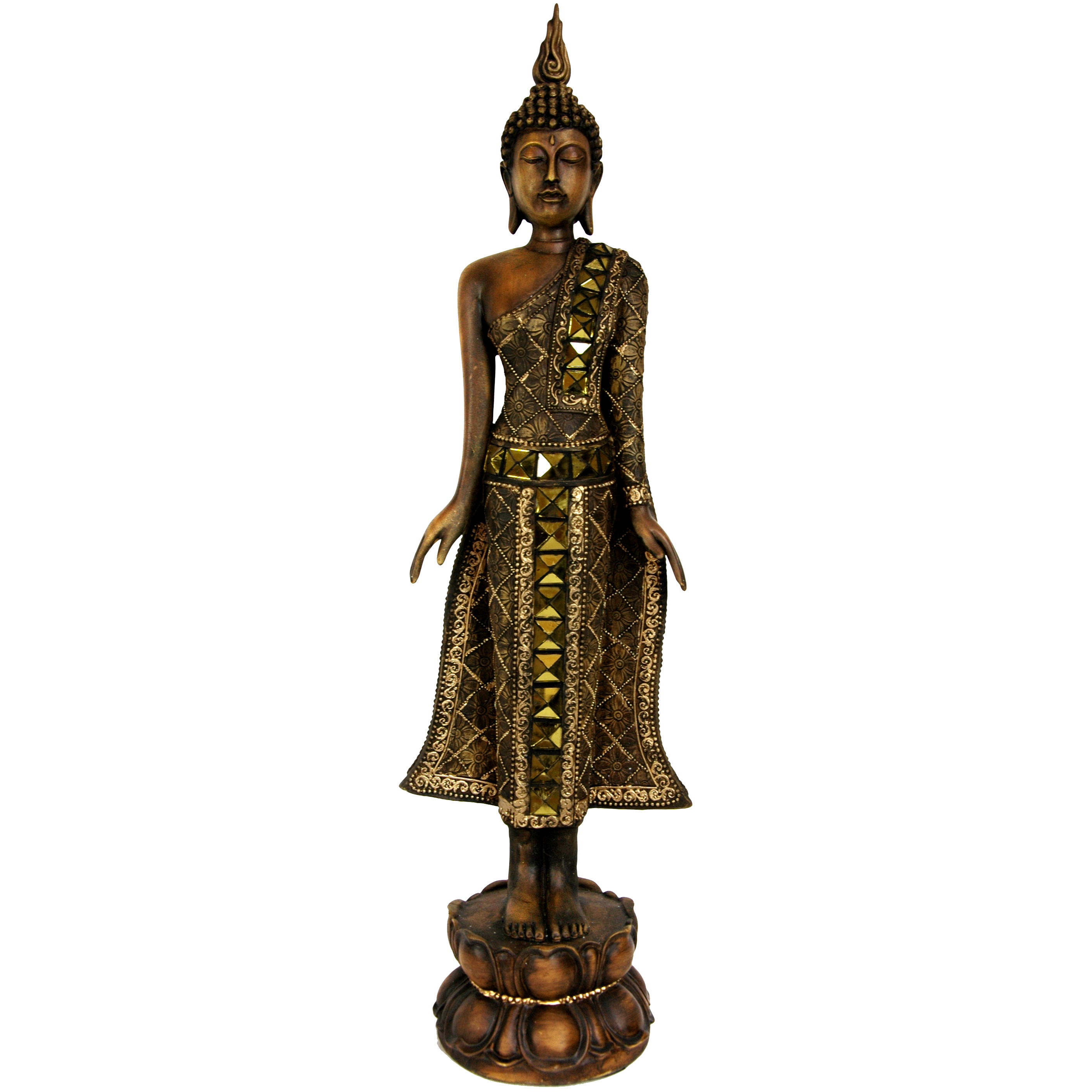 Buy 22\u0026quot; Standing Thai Buddha Statue Online (STA-BUD25) | Satisfaction ...