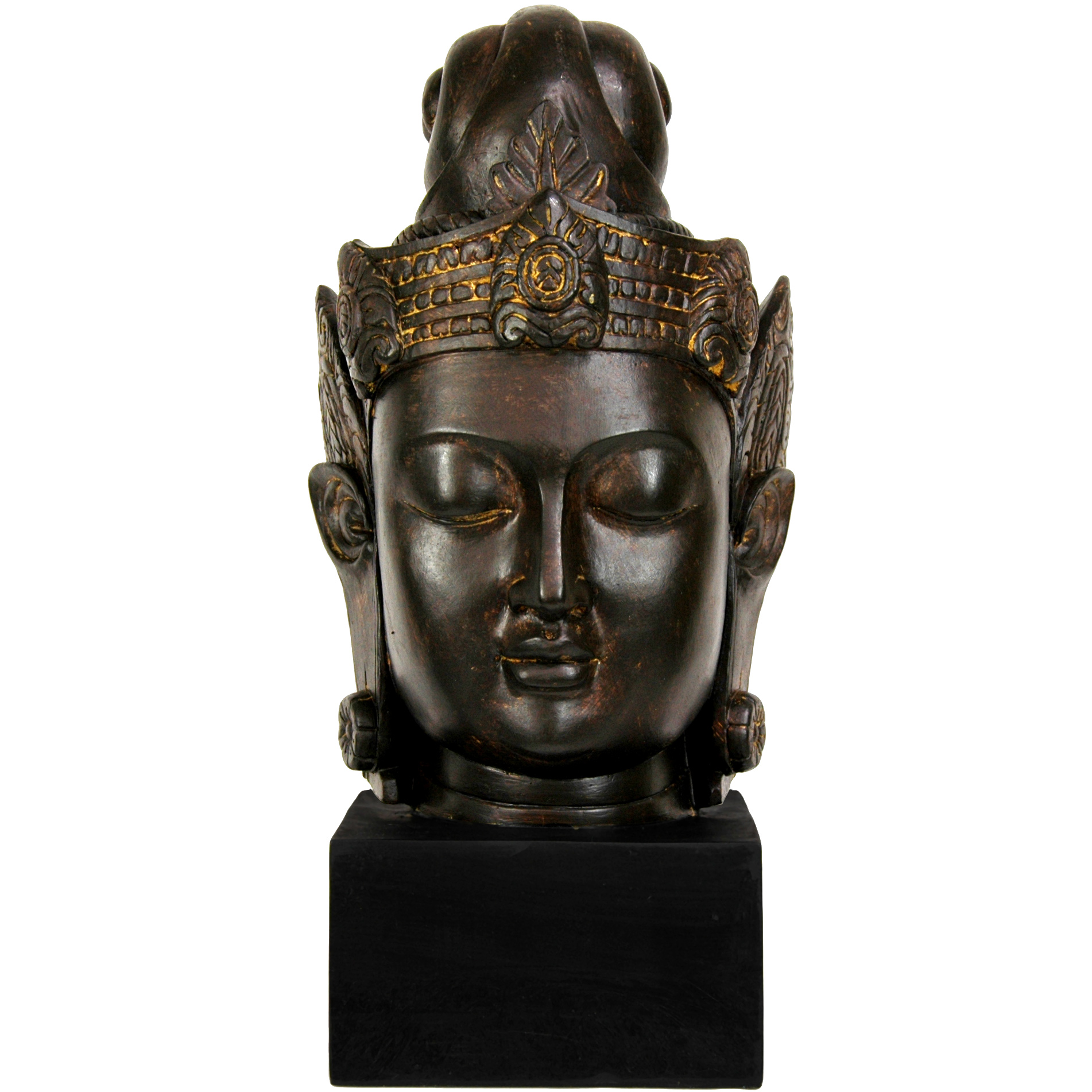 Buy 16" Cambodian Buddha Head Statue Online (STA-BUD4) | Satisfaction
