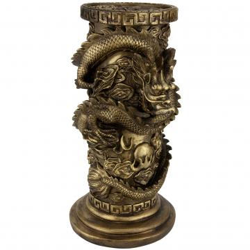 25" Dragon Statue Pedestal