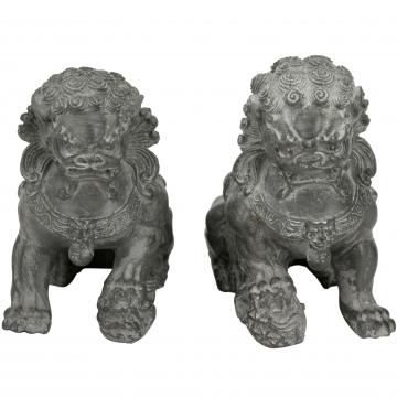 6" Sitting Foo Dog Statues