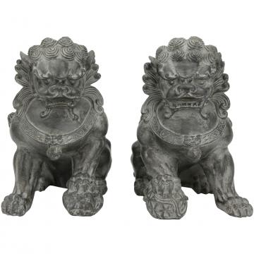 9" Sitting Foo Dog Statues
