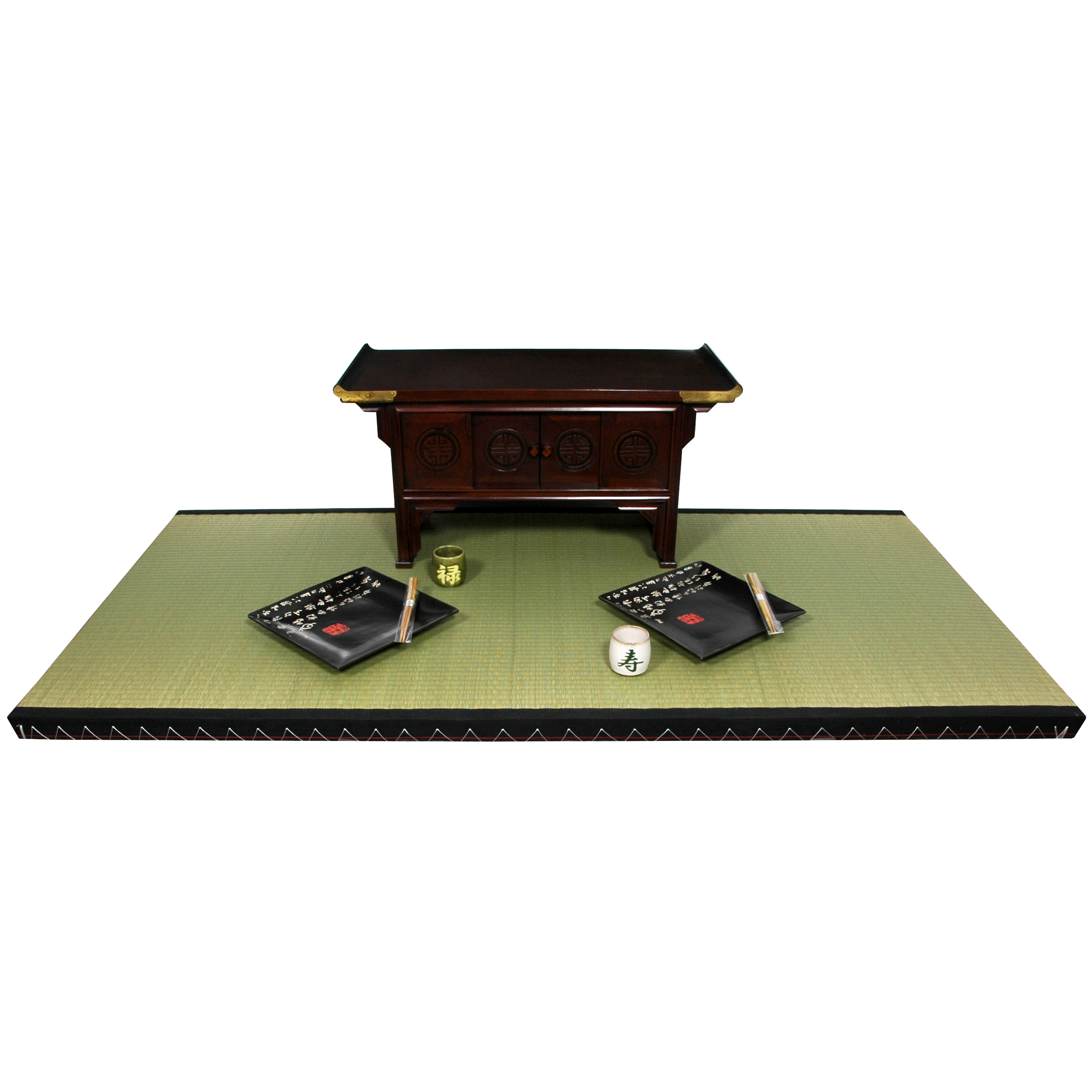 60x200cm Cinius Tatami Mat Traditional Japanese Goza Mat 23.65 x 78.7