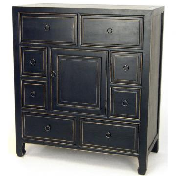 Ming Apothecary Chest - Antique Black