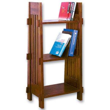 24" Oak Bookstand Shelf Unit