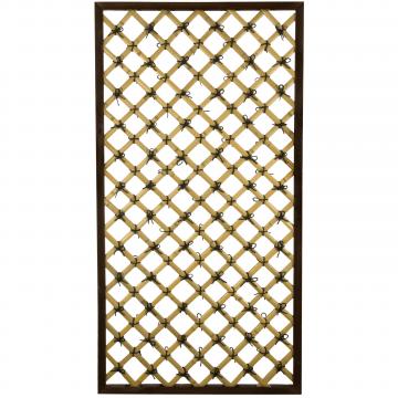 6 ft. x 3 ft. Tall Traditional Bamboo Trellis