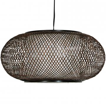 Walnut Kata Japanese Ceiling Lantern