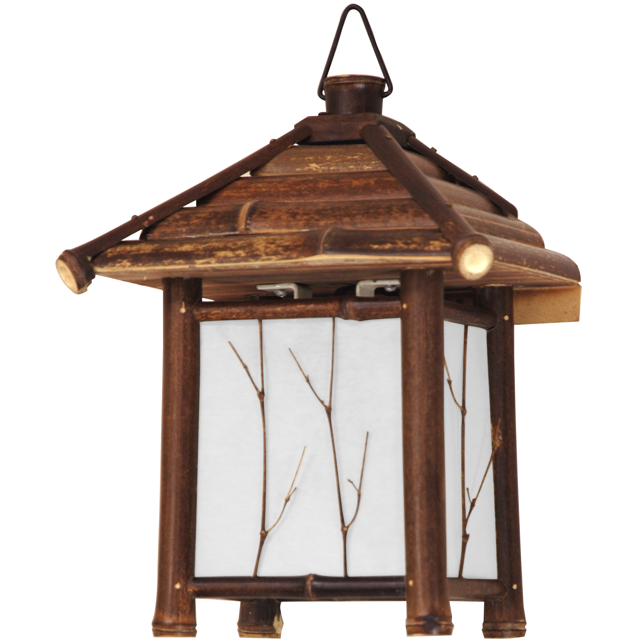 Buy 12" Japanese Bamboo Pagoda Lantern - Dark Online (WDLW ...